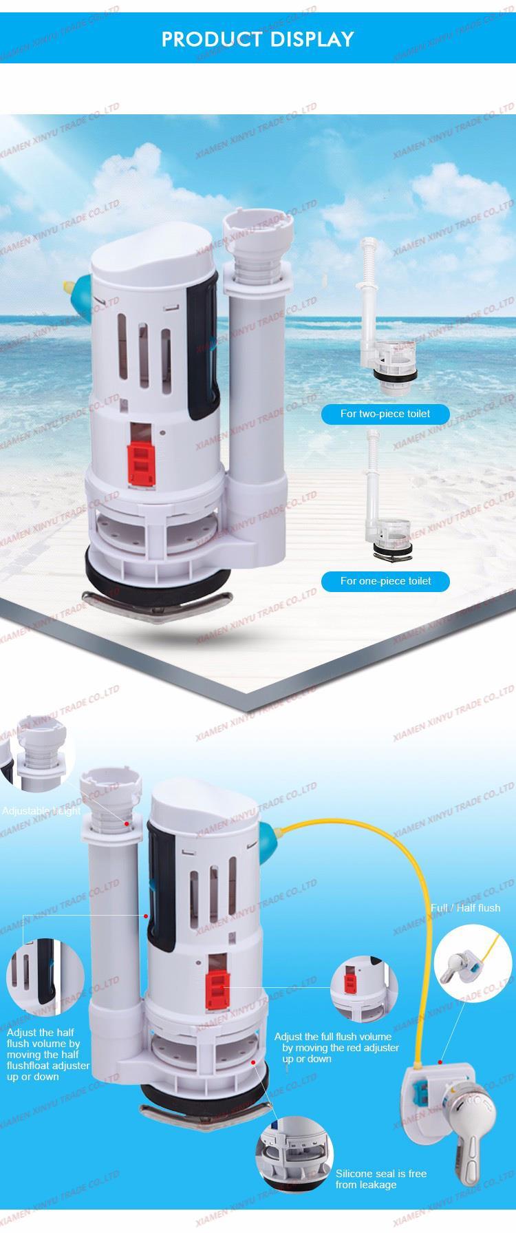 Dual Wire-Control Toilet Flush Valve