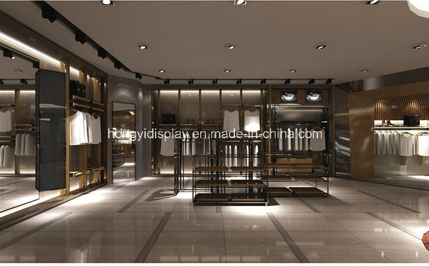 Modern Men Clothes Store Display, Retail Shop Fixture