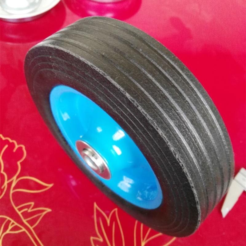 7*1.75 Inch Trailer Agriculture Machine Rubber Caster Wheels
