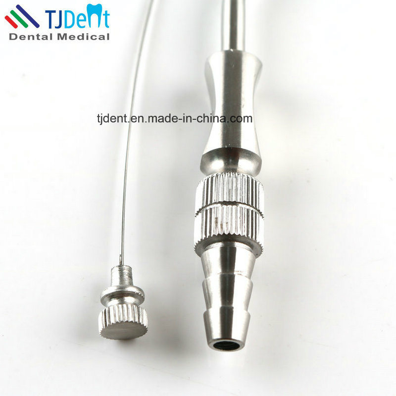 Dental Unit Spare Part Stainless Steel Implant Use Saliva Strong Suction Tube