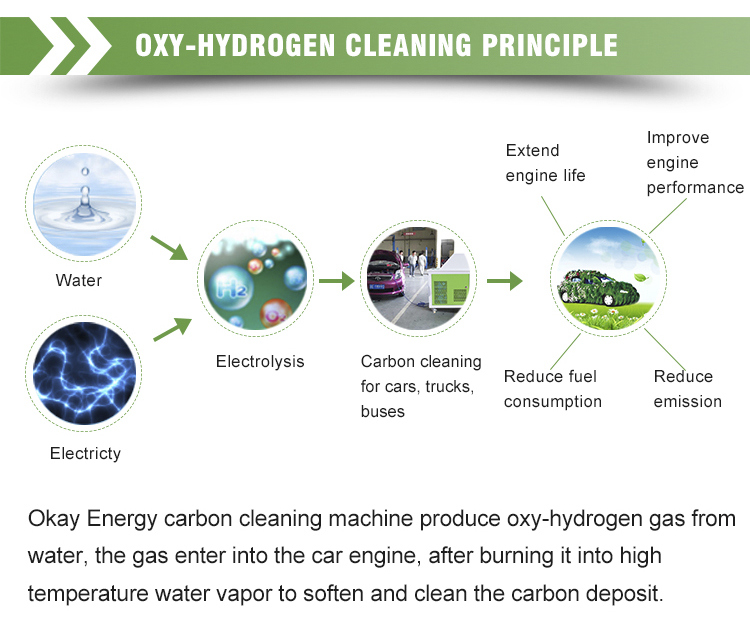 Hho Gas Combustion Carbon Cleaning Fuel Injection Cleaning System