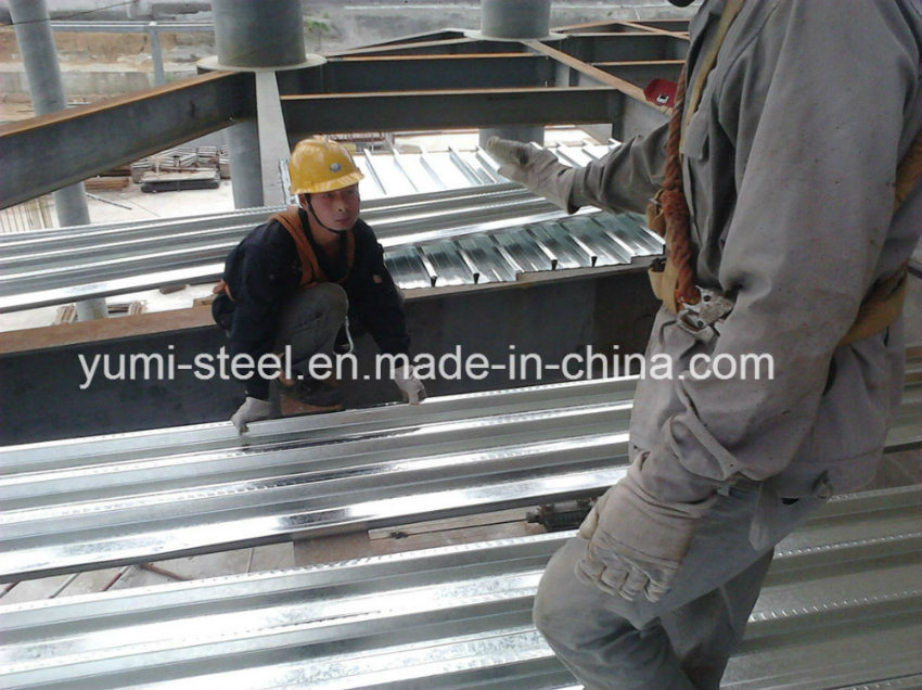 Corrugated Steel Metal Floor Decking Sheets for High Rise Buildings