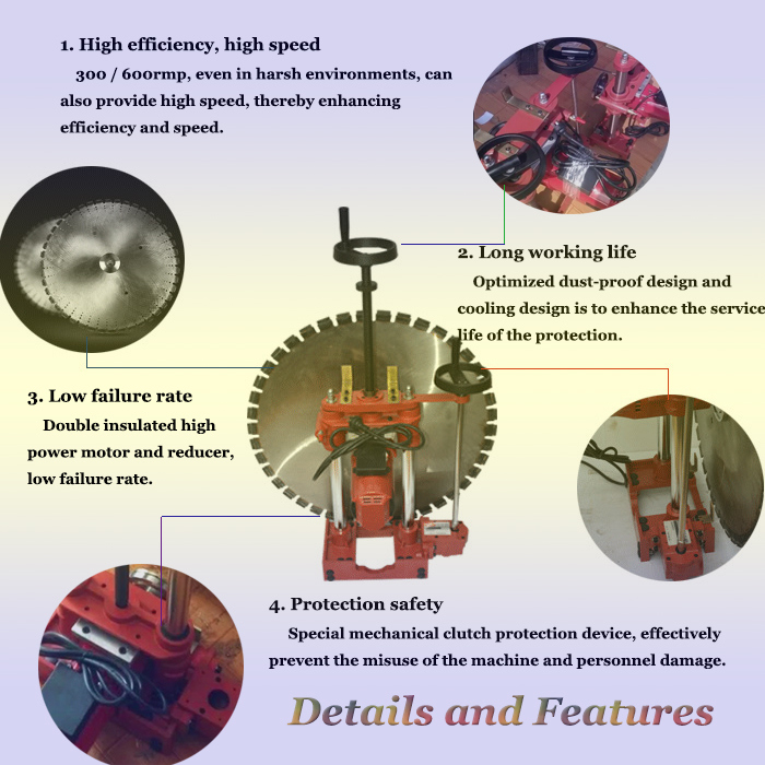 220V 800mm Wall Groove Cutting Machine