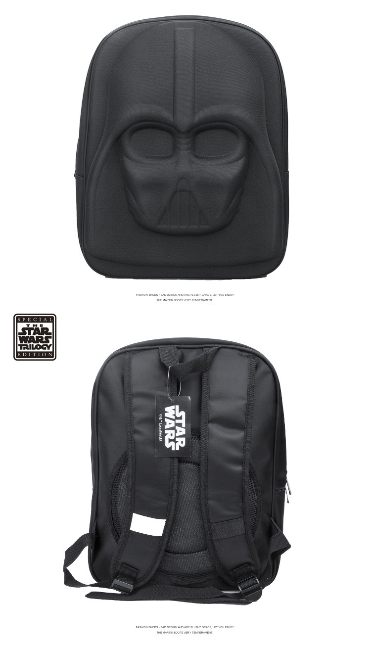 Star Wars Shool Bag Stormtrooper 3D Travel Backpack