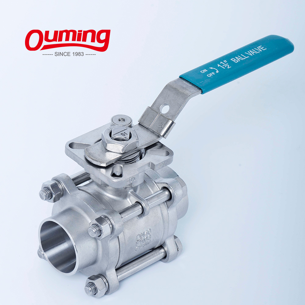 Made in China 4, 6, 8 Inch 1000 Wog Psi Fully Welded Stainless Steel Motorized Electric Floating 3PC Ball Valve Price