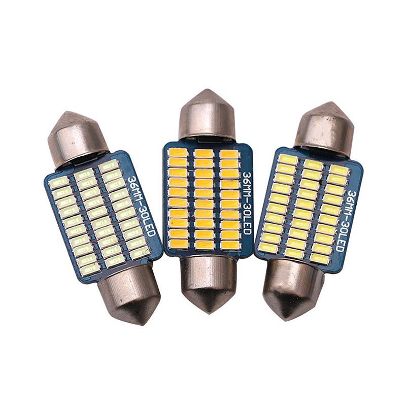 Festoon 30SMD/ 36SMD 3014 LED Reading Light Car LED Festoon 36mm 39mm 41mm C5w LED Dome Light Automobile Bulbs Lamp