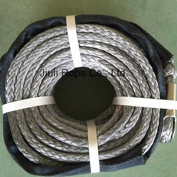 Winch Rope / Line with Rock Guard Sleeve