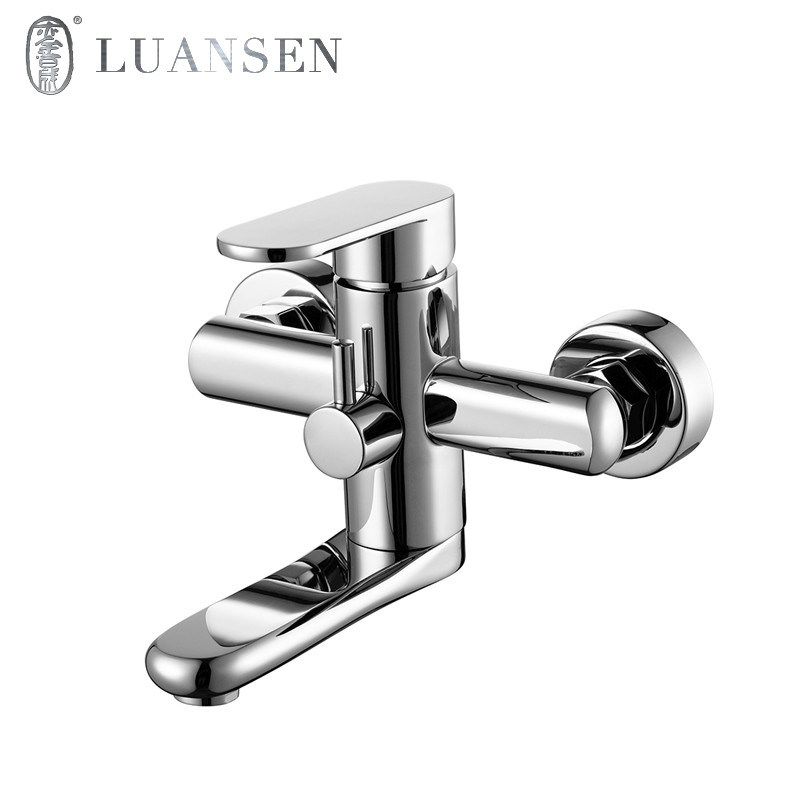 Wall Mounted Brass Shower Bathtub Faucet, Shower Mixer