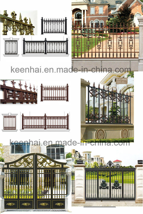 2018 New Products Customized Used Wrought Iron Aluminum Garden Fencing for Sale