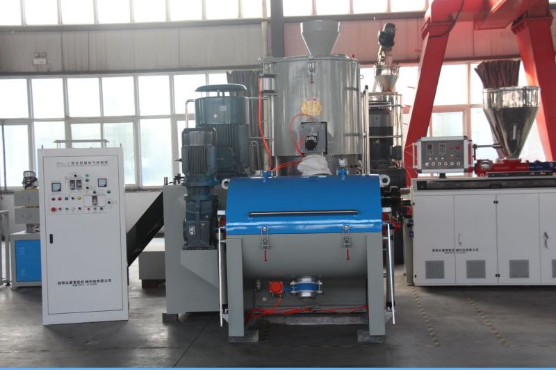 Twin Screw Horizontal Mixing Plastic Machine