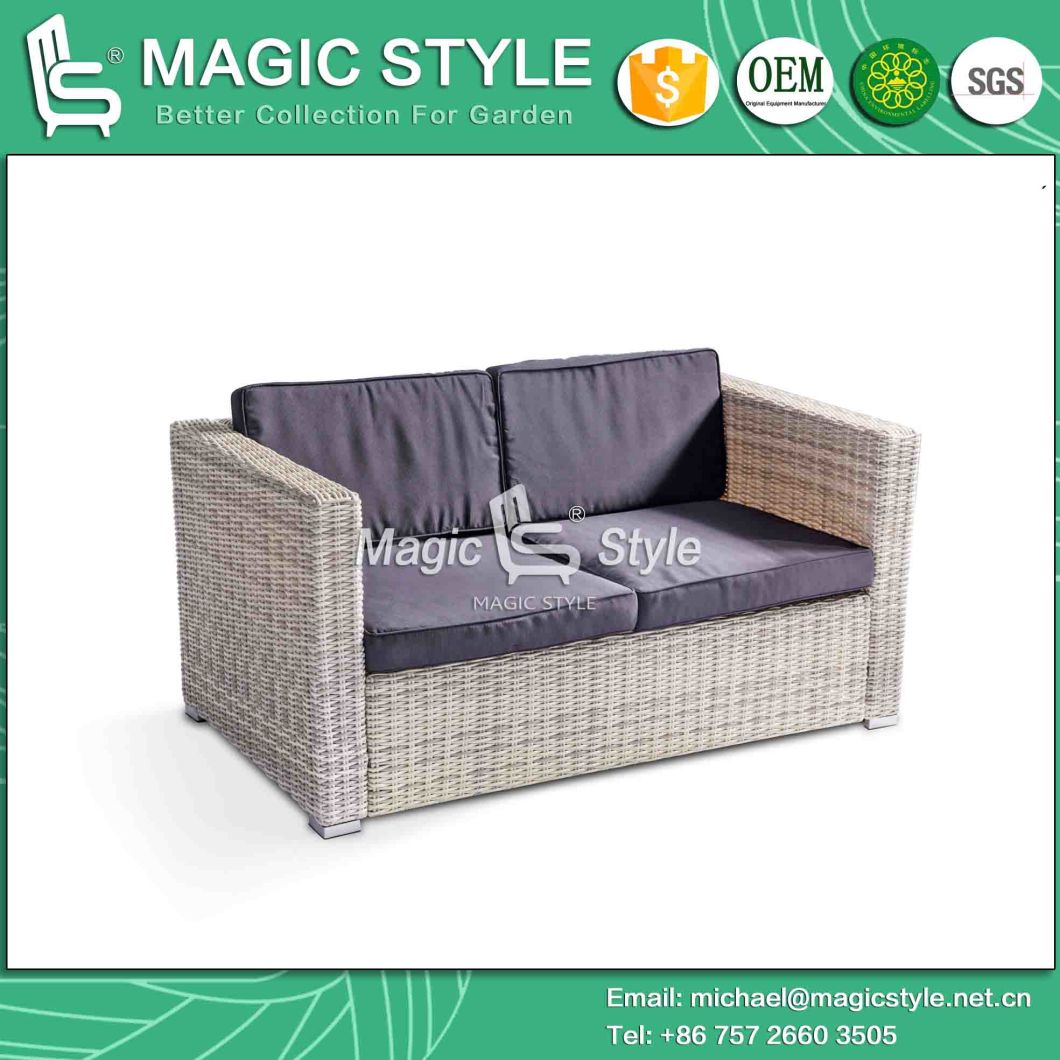 Garden Sofa Set with Cushion Patio Single Sofa with Pillow