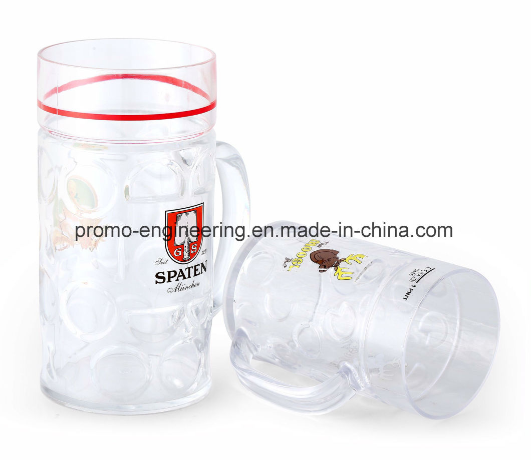 Hot Sale 40oz Plastic Beer Cup, Beer Mug with Customized Logo