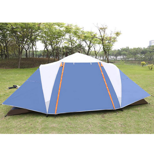 Two Bedroom Camping Rainproof 5-8 People Double Layer Big Tent