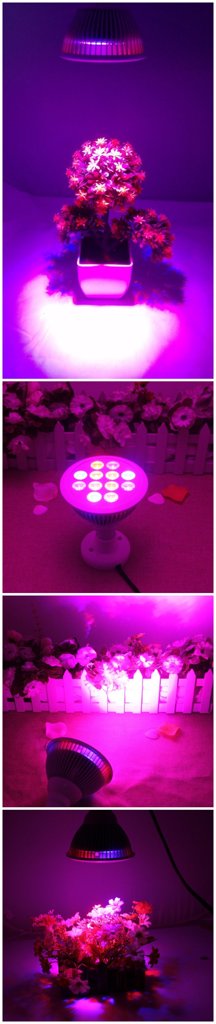 Europe 12W 24W UV IR Epistar Chip Hydroponic PAR38 E27 Series LED Plant Grow Light