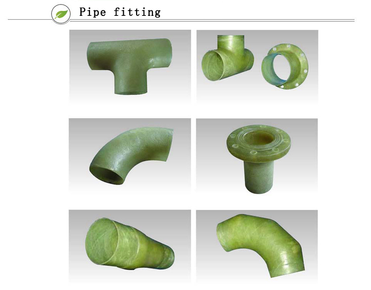 High Pressure GRP Fiberglass Composite FRP Pipe and Fitting