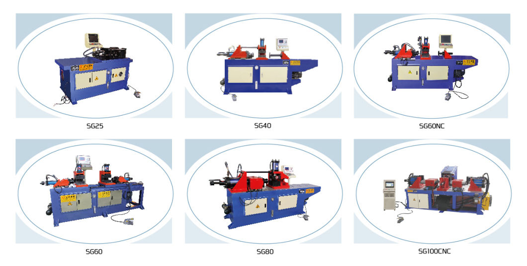 Sg80 Single Head Steel Tube End Finishing Pipe End Forming Machine