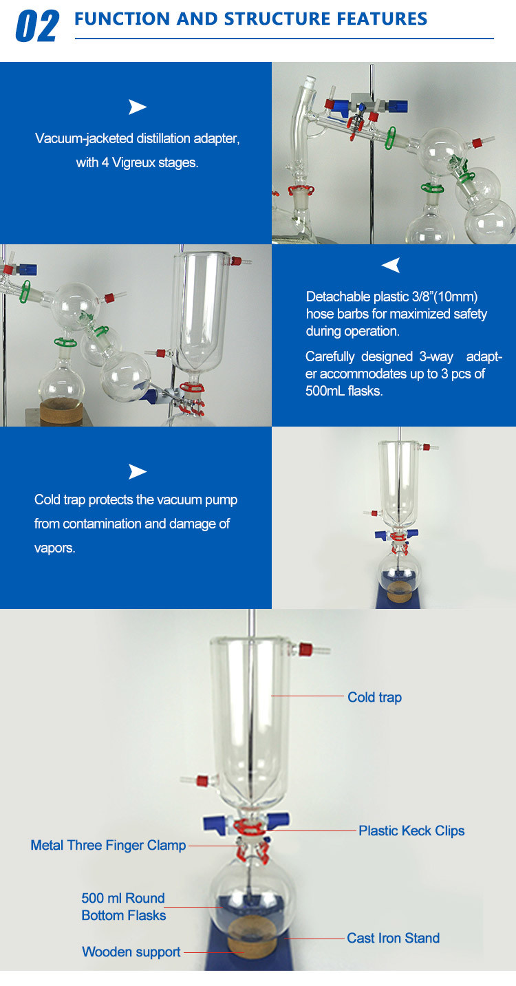 Lab Use Short Path Distillation Extraction Equipment
