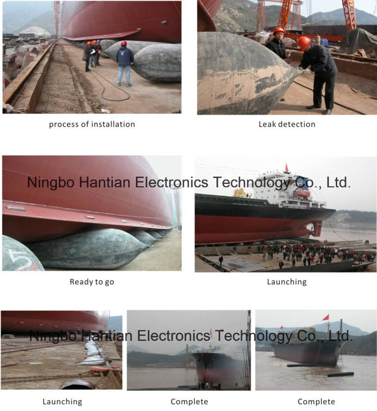 Marine Ship Launching Rubber Balloon in Hot Sale (HT5/1.2)