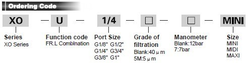 Air Source Treatment Unit-Xou Series (Festo FRL)