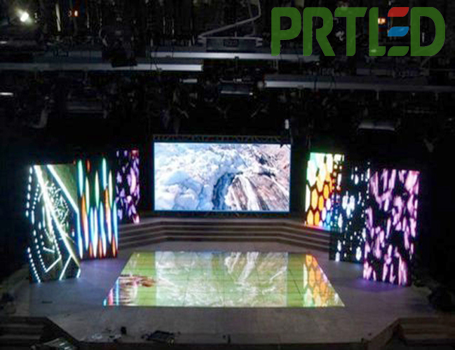 Indoor P2.0 LED Stage Lighting Display with 576/576 Cabinets for Stage Background