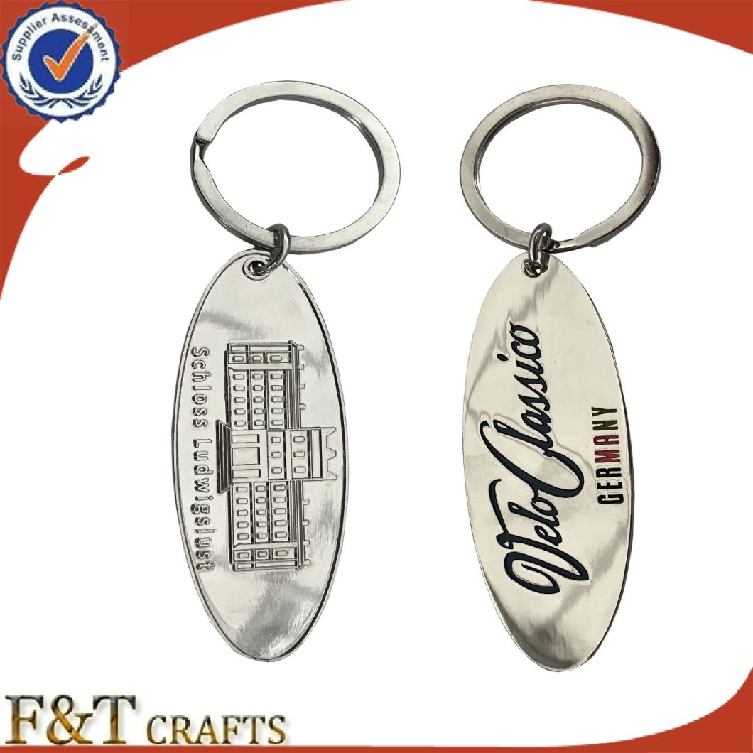 Hotsale Custom Logo Metal Key Chain Promotional Gift Cheap Keychain