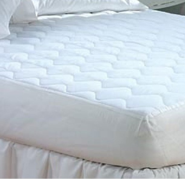 100% Cotton King Size White Fitted Sheet Waterproof Mattress Protector (JRD602)