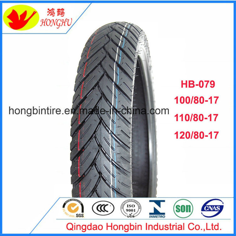 Tubeless Tyre for Motorcycle 110/80-17 120/80-17 Tl