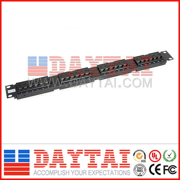 High Quality 6 Port Cat 5e Patch Panel