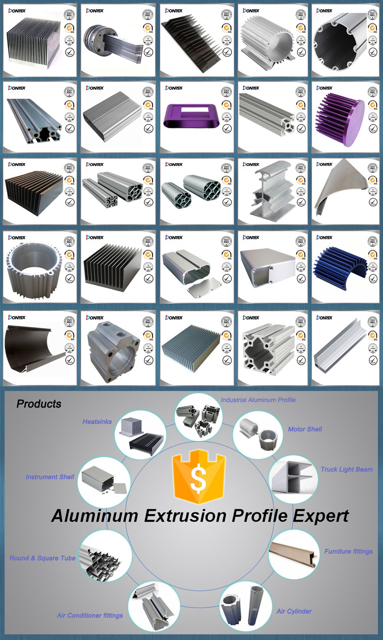 OEM High Quality Aluminum Extrusion Profile for Industry Usage