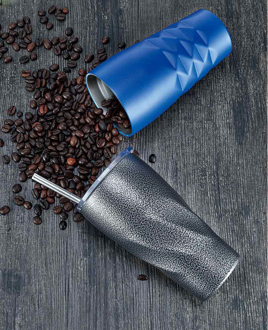 Eco-Friendly Stainless Steel Coffee Tumbler Double Wall Vacuum Travel Mug for Car or Office Use