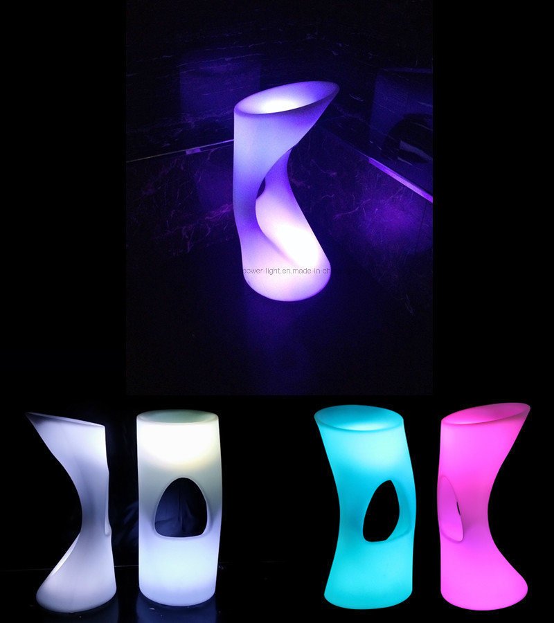 Lounge Furniture Modern Illuminated LED Bar Stools