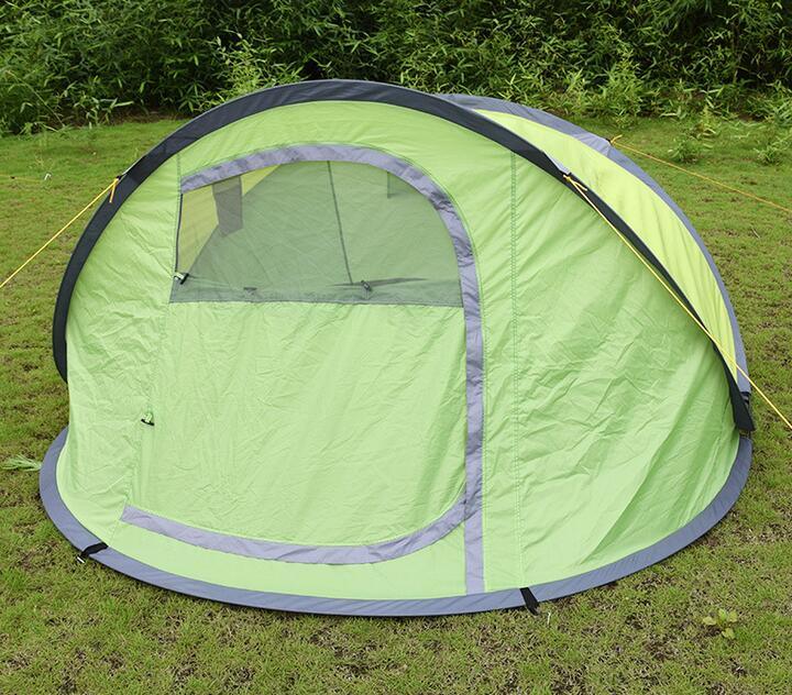 High Quality Automatic Jumping Ship Type Green New Desaign Tent