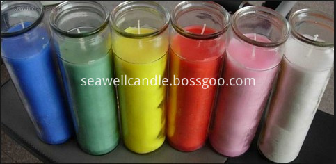 Stock 7 Day Church Candle Stock 7 Day Church Candle