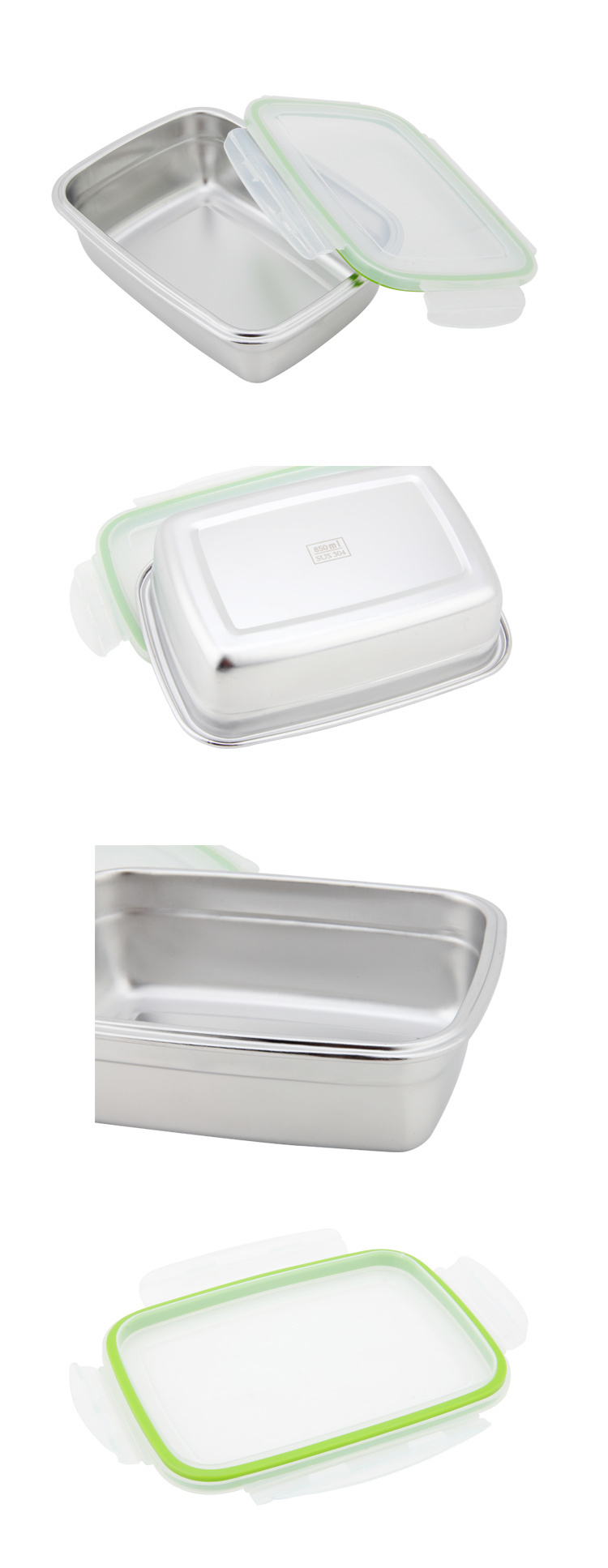 Korean Style Stainless Steel Seal Food Storage Food Containers