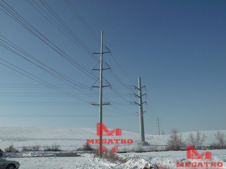 138kv Utility Pole for Power Transmission Line (MGP-138UP)