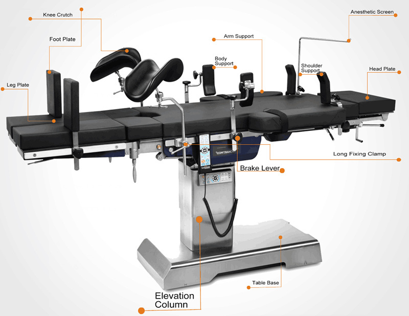 FDA Operation Theatre Orthopedic Surgical Table