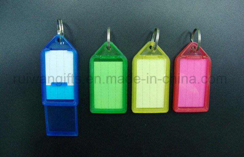 Wholesale ID Name Tag, Plastic Key Tag, Hang Tag with ID Blank Label