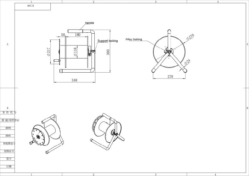 Good Quality All Steel Powder Coating Cable Reels