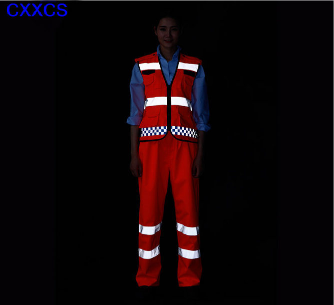 Police Security Guard Reflective Jackets