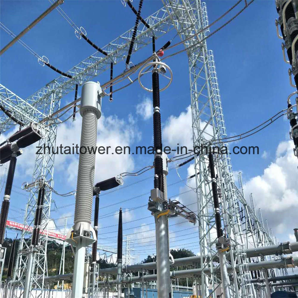 132kv/500kv Electric Transformer Substation Steel Tower