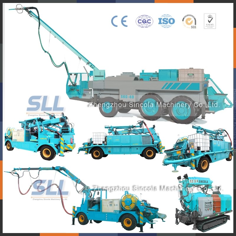 High Efficiency Shotcrete Machine Accessories with Mobile Manipulators