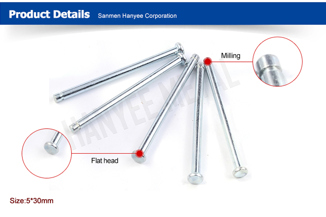 Ningbo Hanyee Custom-Made Advanced Equipment Groove Standoff Pivot Pin