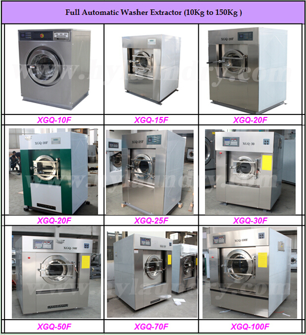 Industrial Washer Extractor Machine ISO Ce with Safety Door Interlock System