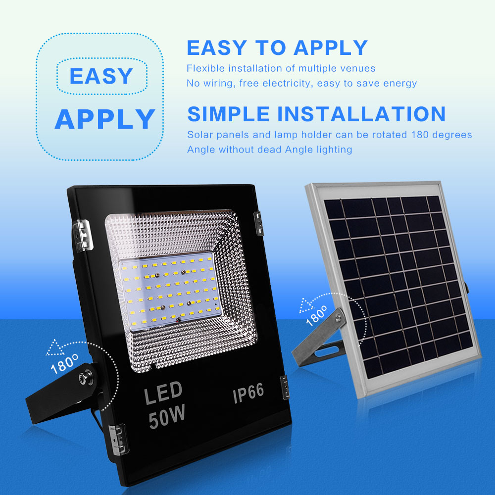 LED Garden Street Road 50W Solar Power Light