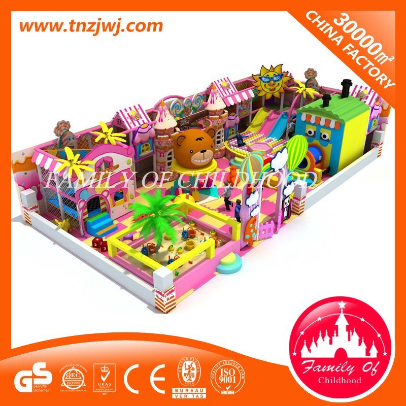 Kids Soft Indoor Playground Equipment, Play Centre, Toddler Area Candy Theme for Sale