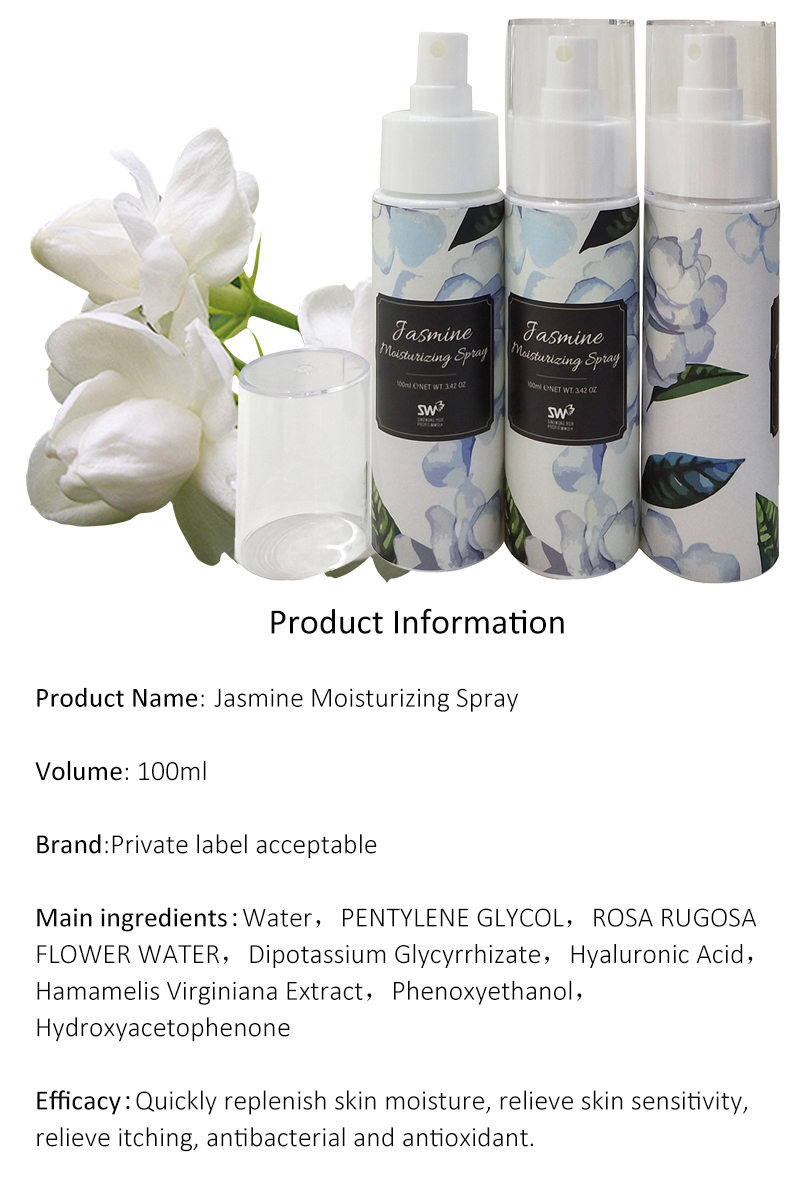 All Natural Jasmine Facial Balancing Moisturizing Spray