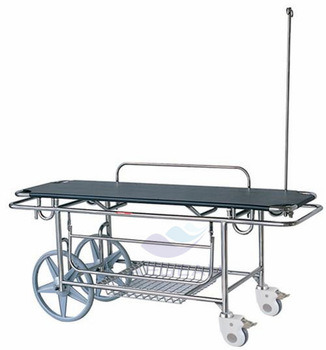 AG-HS016 Medical Equipment Hospital Adjustable Ambulance Stretcher Trolley