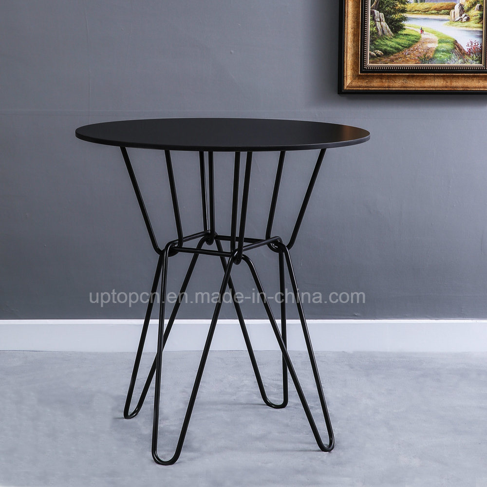 Round Wire Metal Hotel Table for Cafe Restaurant (SP-GT458)