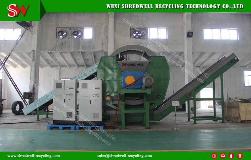 Rough Shredding Machine for Solid Waste/E-Scrap/Used Cable Recycling