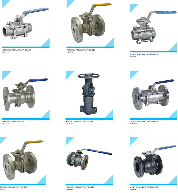 2PC Sanitary Medium Temperture Male Thread Ball Valve for Water